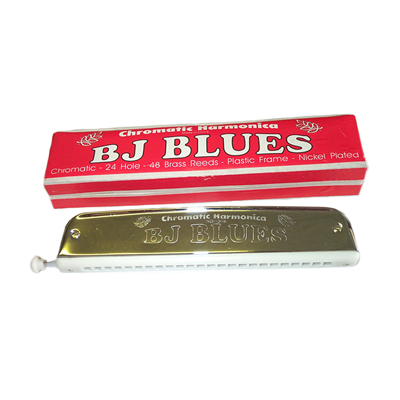 BJ Chromatic - "C" 24 Hole Harmonica