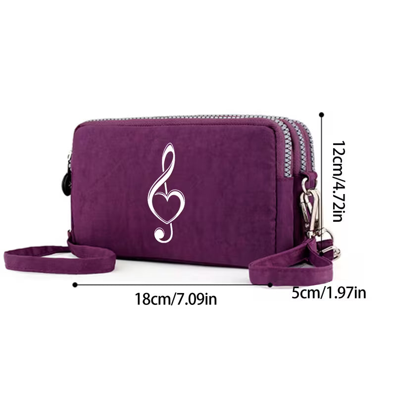 Mini Crossbody Bag - Treble Clef