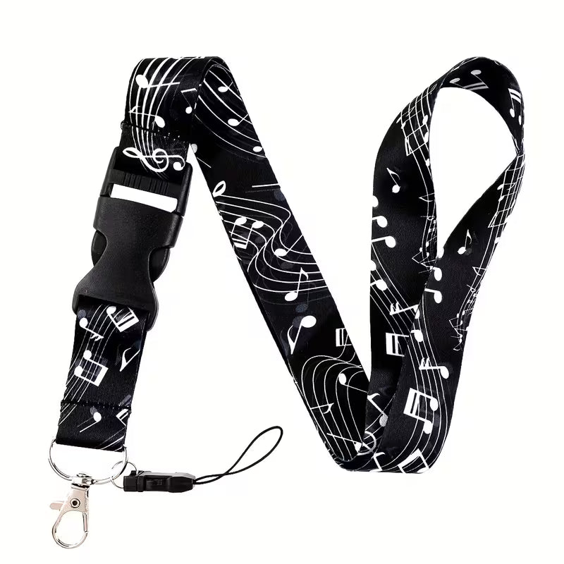 Lanyard - Music Notes on Stave