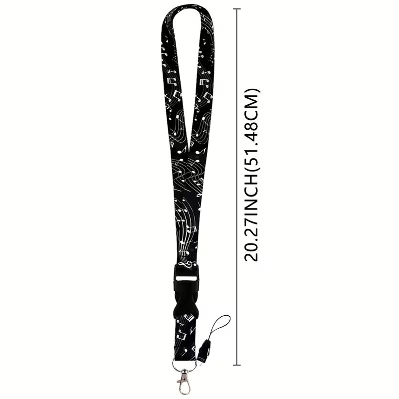 Lanyard - Music Notes on Stave