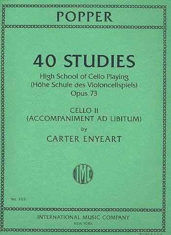 Popper - 40 Studies (High School of Cello Playing) Op 73 - Cello II