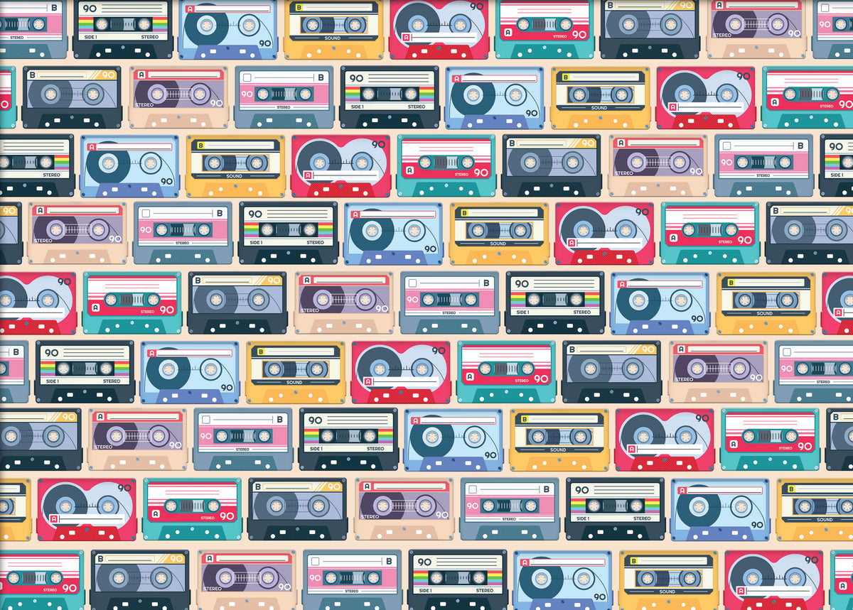 Cassettes 1000 Piece Jigsaw