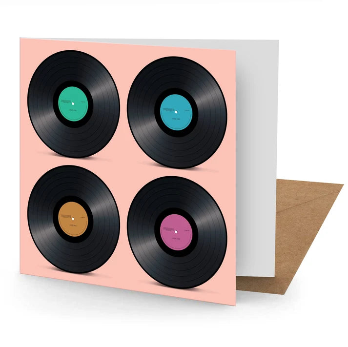 Vinyl Greetings Card