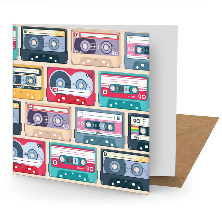 Cassette Greetings Card