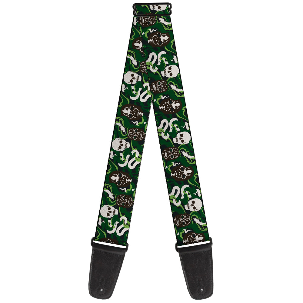 Licensed Harry Potter Slytherin Logo Green Guitar Strap