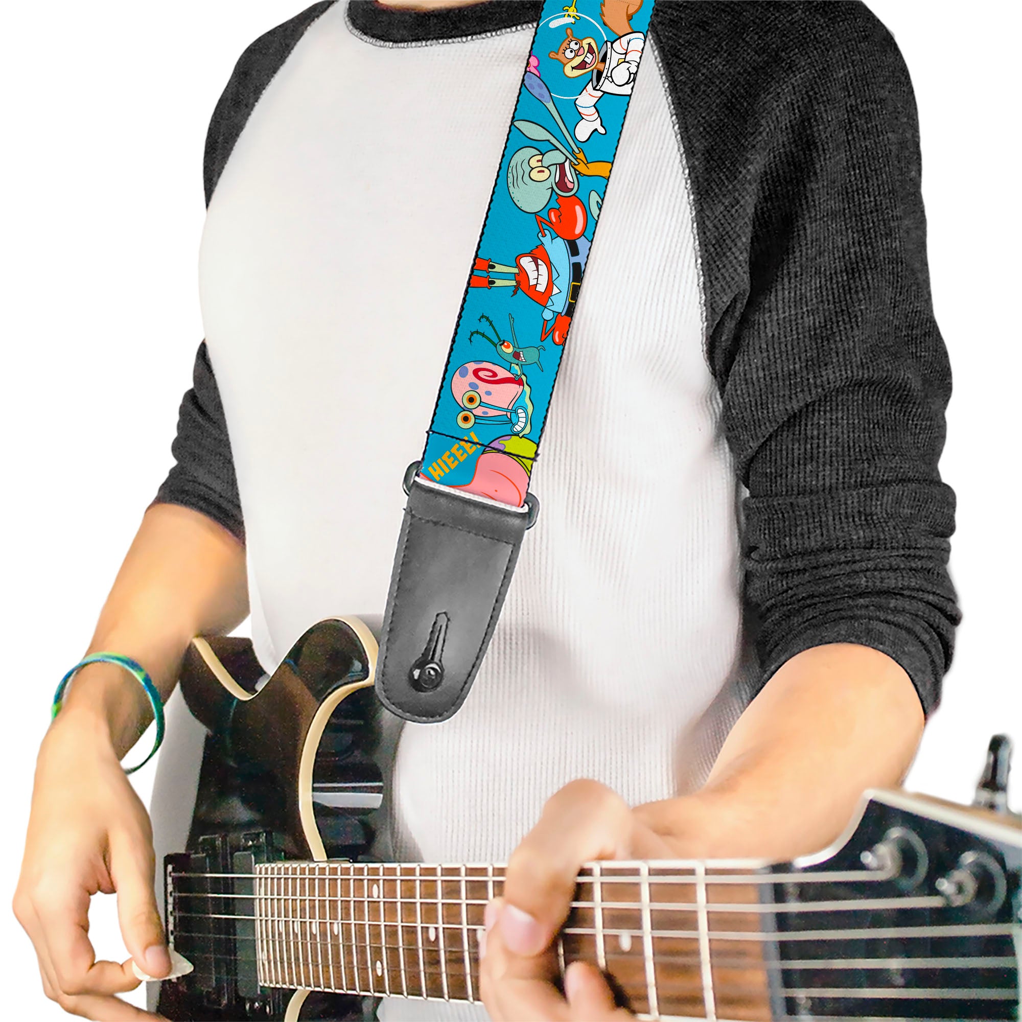 Licensed SpongeBob and Five Friends Guitar Strap