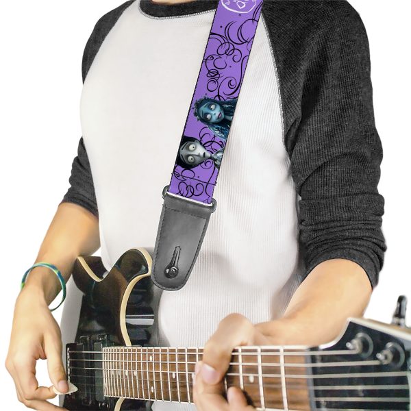 Licensed Corpse Bride Victor and Emily Guitar Strap
