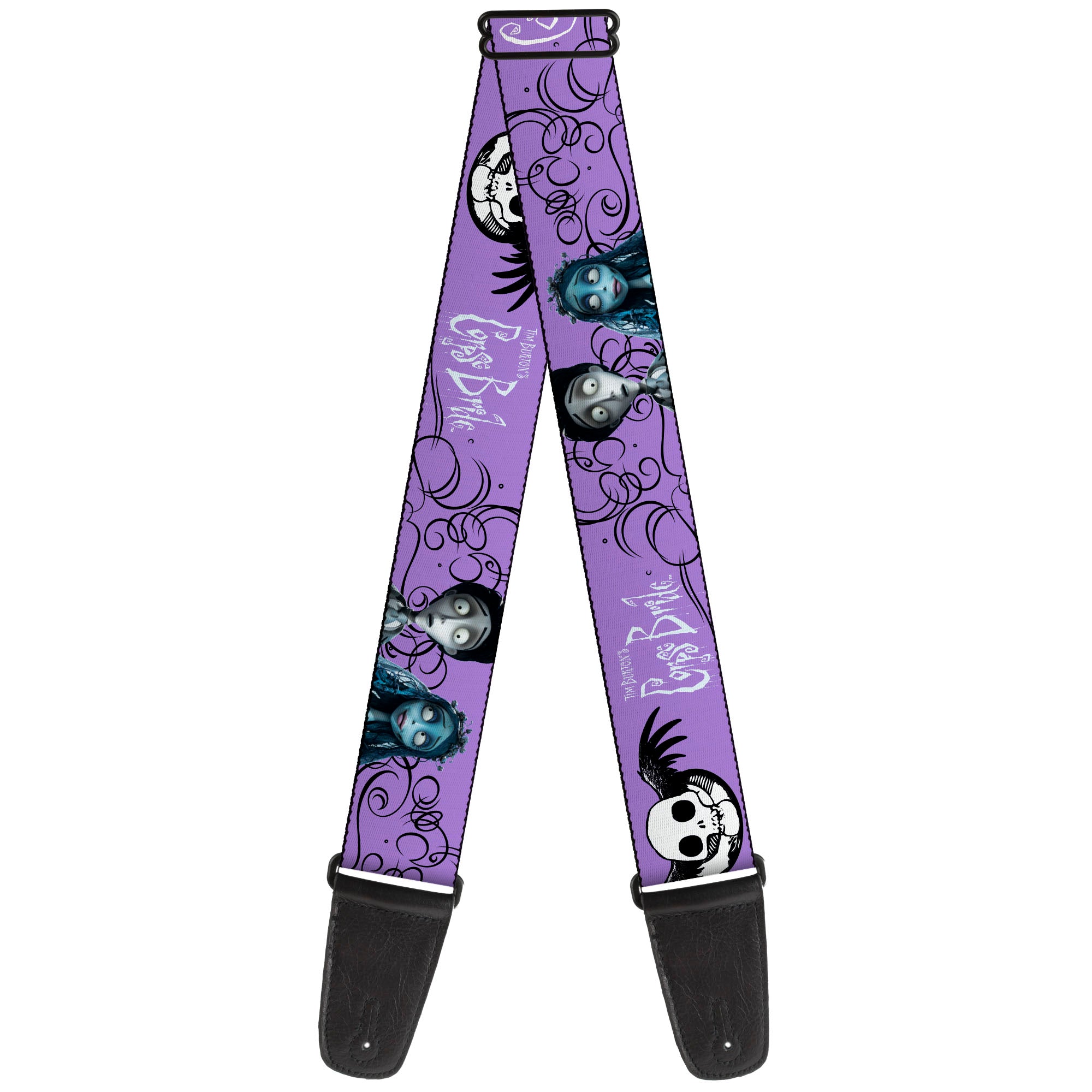 Licensed Corpse Bride Victor and Emily Guitar Strap