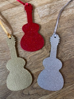 CraftyLu Handmade Guitar Christmas Decoration
