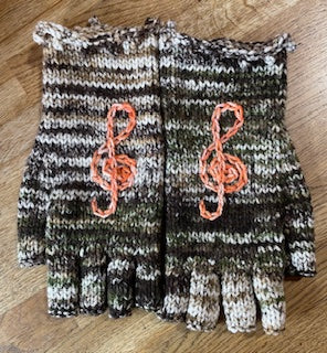 Hand Knitted Fingerless Gloves