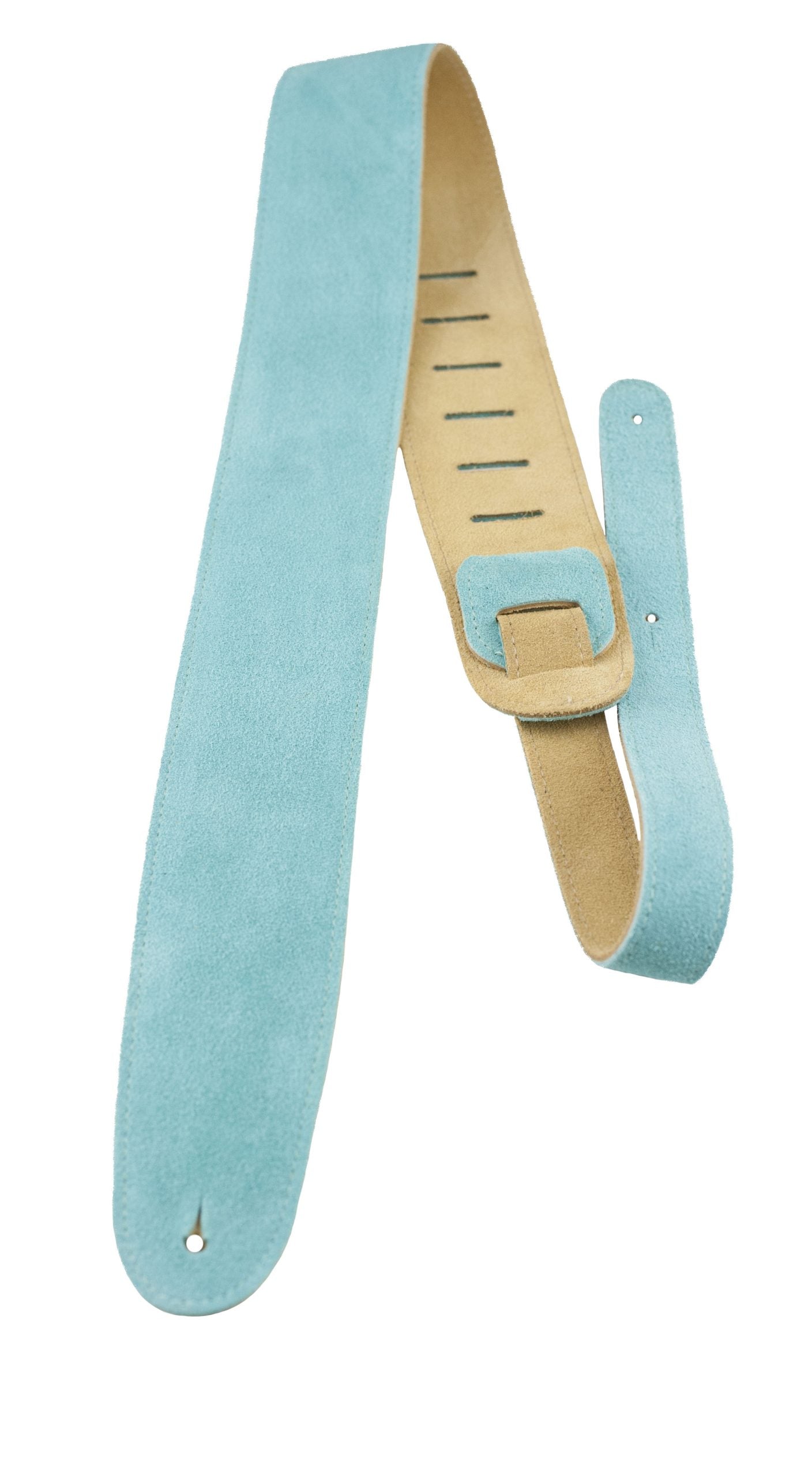 2.5″ Suede Guitar Strap – Teal