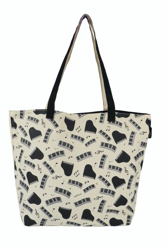 City Shopper Piano & Keys black/silver