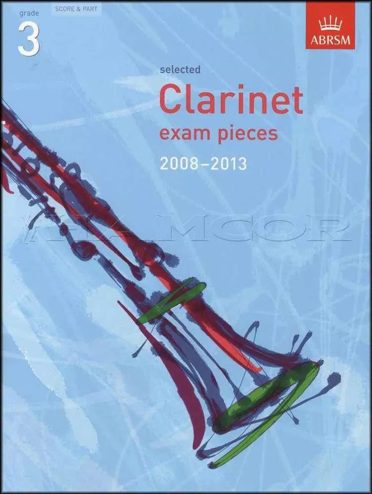ABRSM Clarinet Exam Pieces Grade 3 2008-2013 - Part Only