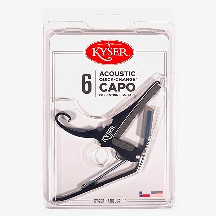 Kyser Capo Acoustic Guitar Black