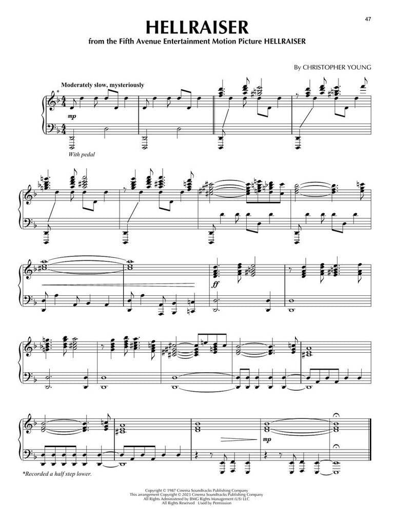 Horror Music - Piano Solo