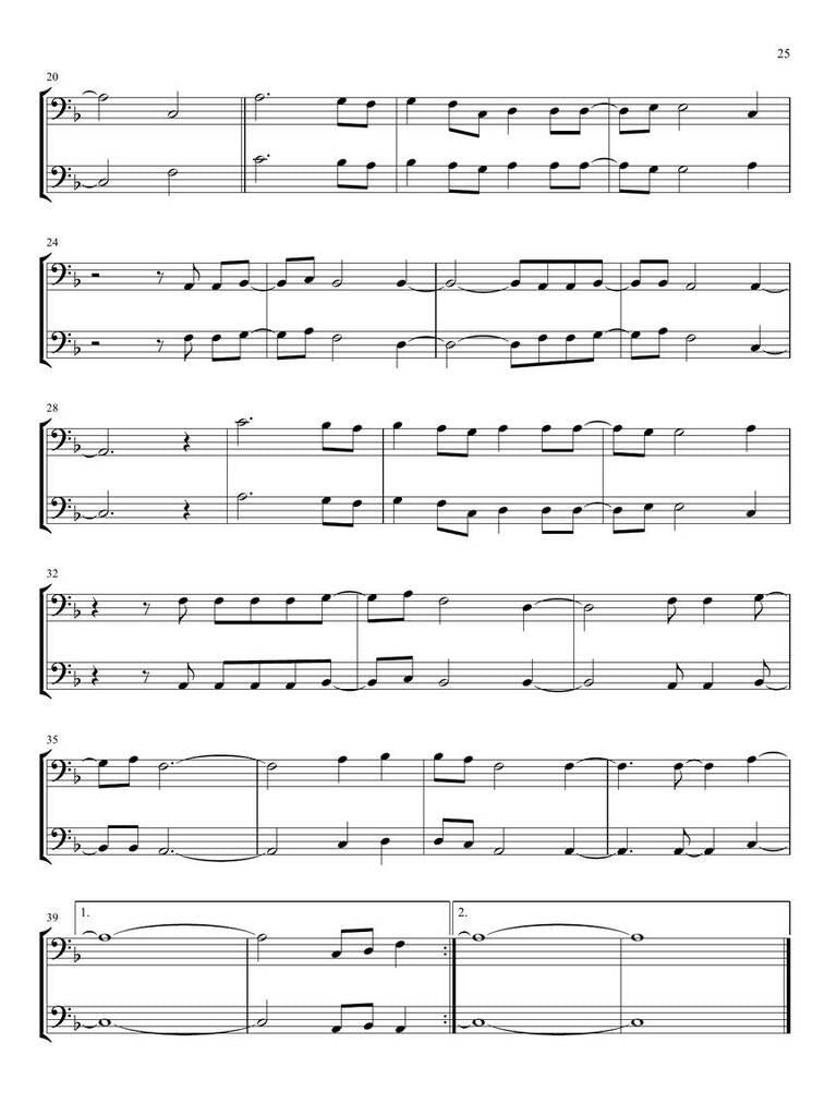 First 50 Duets for Two Trombones