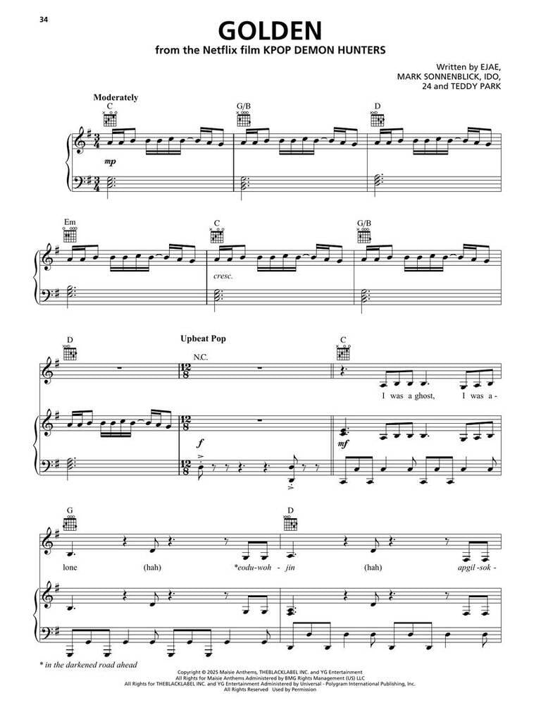 Songs from Kpop Demon Hunters, Minecraft, Wicked