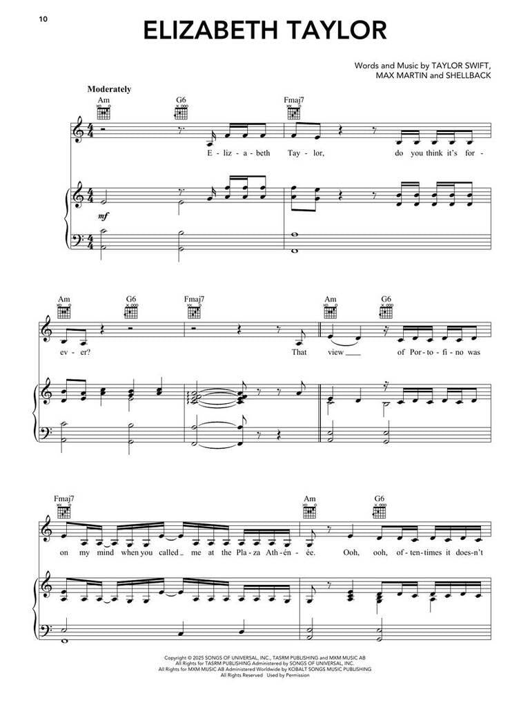 Taylor Swift - The Life of a Showgirl - PVG