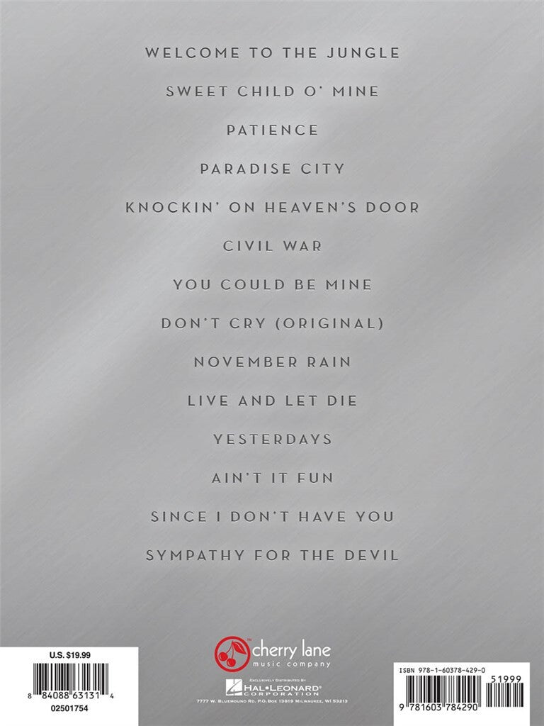 Guns n Roses Greatest Hits PVG