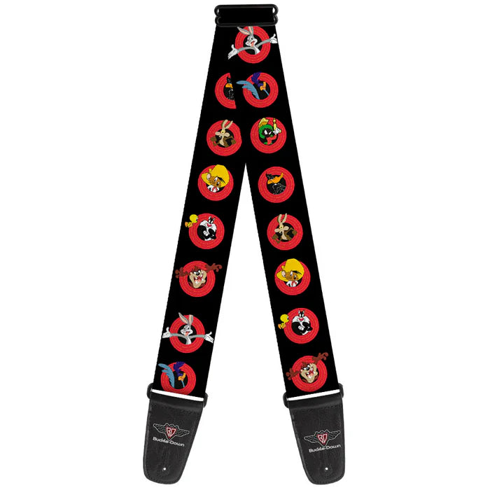 Licensed Looney Tunes Logo Guitar Strap