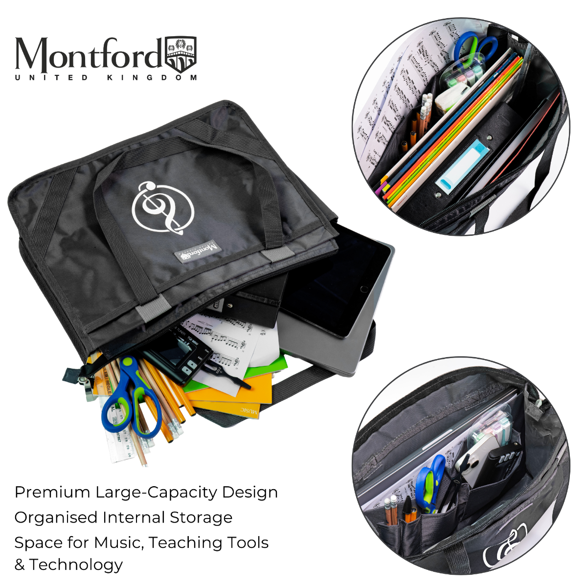 Montford Music Carrier Premium XL Black