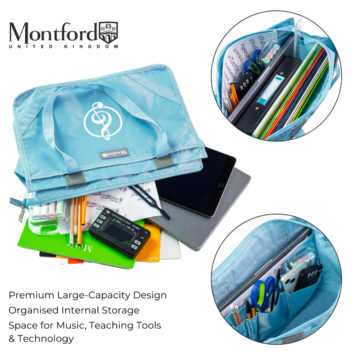 Montford Music Carrier Premium XL Blue