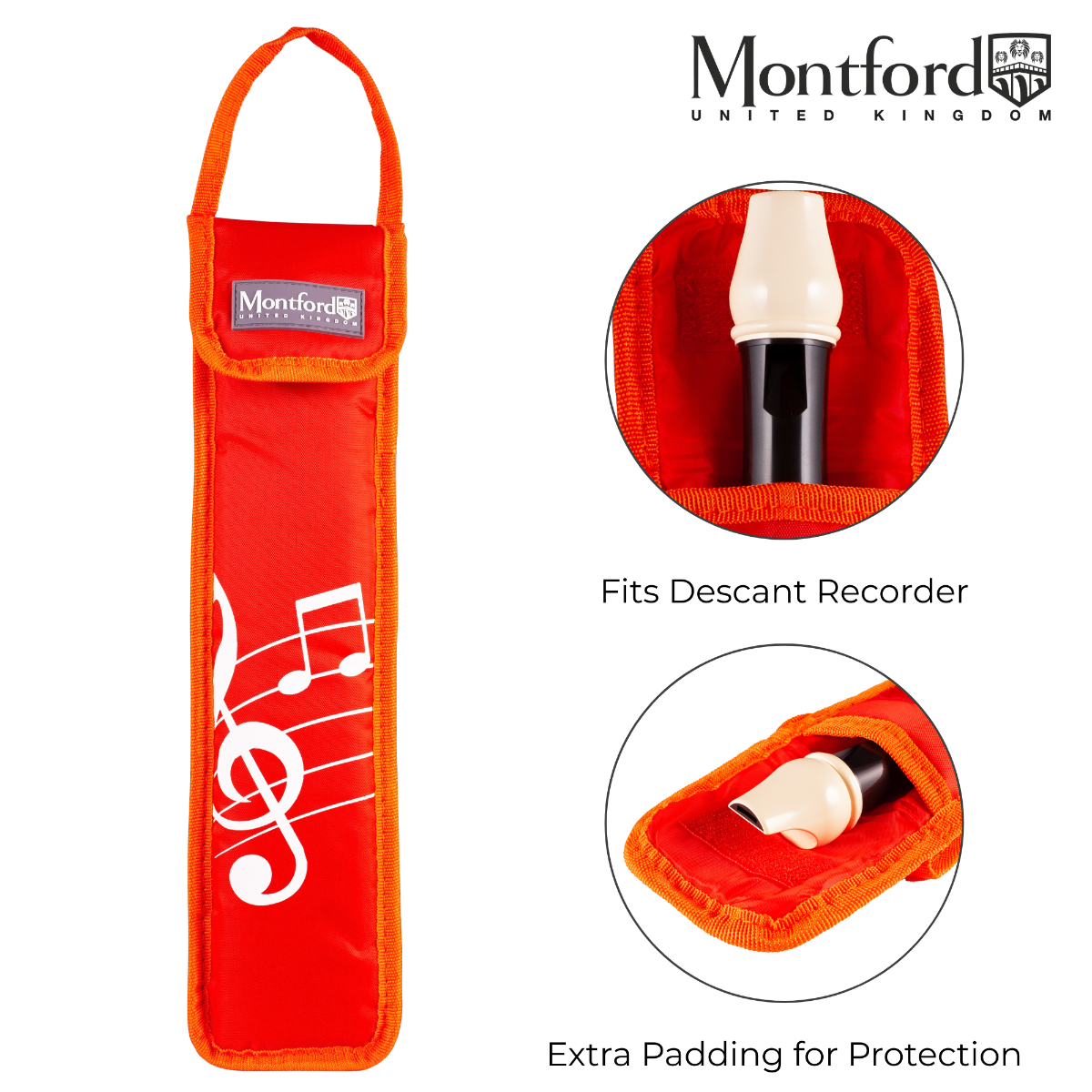 Montford Recorder Bag Red
