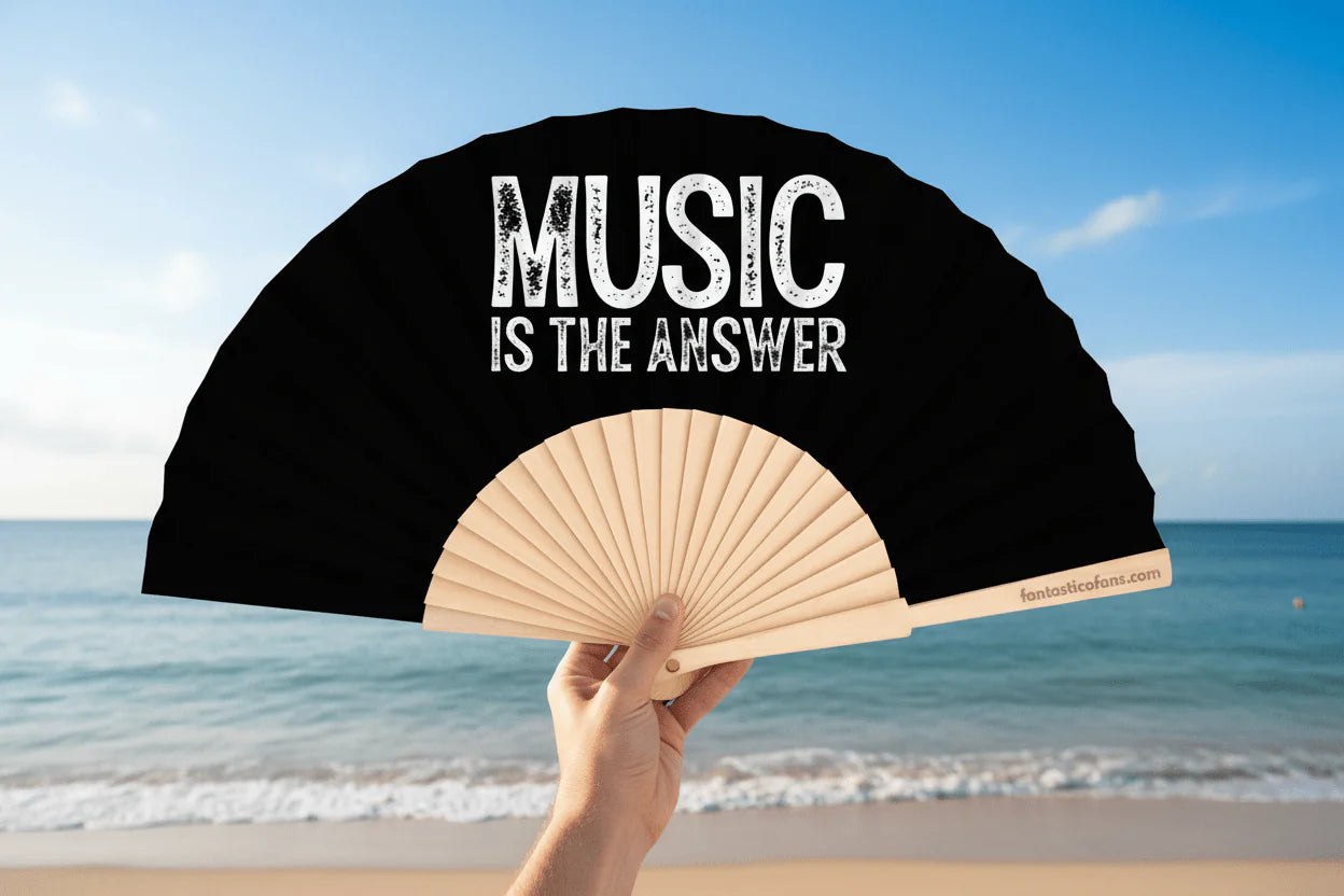 Music is the Answer 23cm Fan