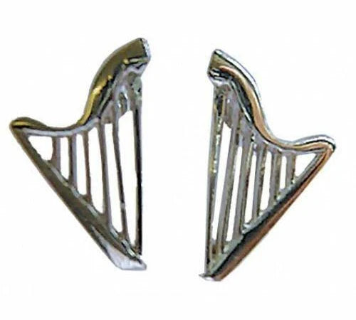Sterling Silver Harp Earrings