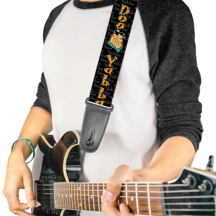 Licensed Flinstones Yabba Dabba Doo Guitar Strap