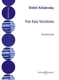 Kabalevsky: Five Easy Variations