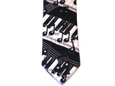 Polyester Tie - Keyboard