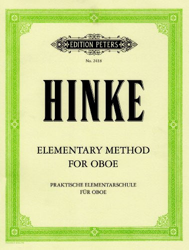 Hinke - Elementary Method for Oboe