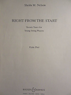 Right From the Start - Viola part