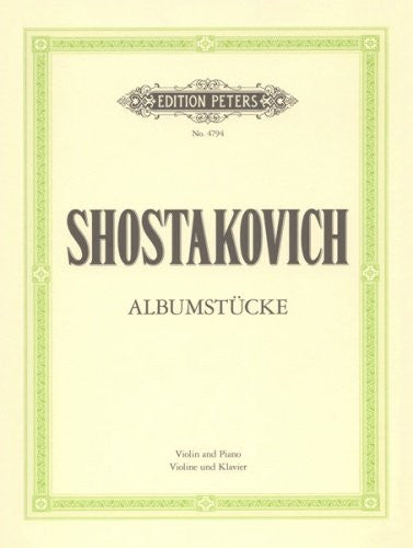 Shostakovich: Albumstucke