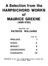 Greene, M.: Five Pieces from the Harpsichord Works