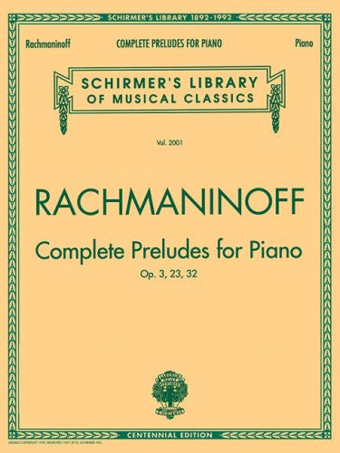 Rachmaninoff Complete Preludes