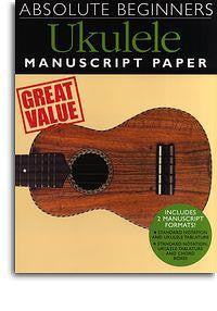 Beginners Ukulele manuscript paper