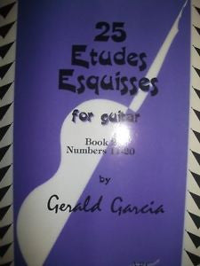 25 Etudes Esquisses for Guitar