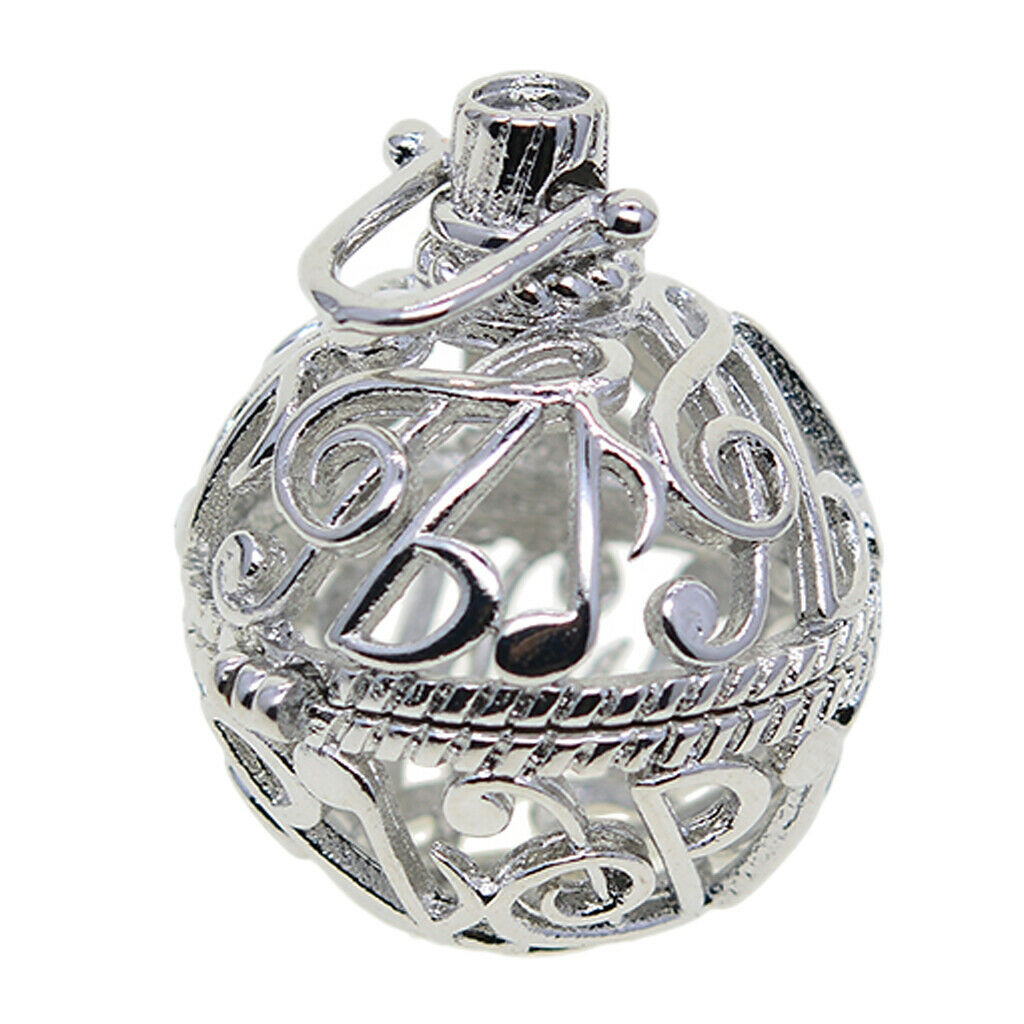 Musical Symbol Beads Cage Pendant