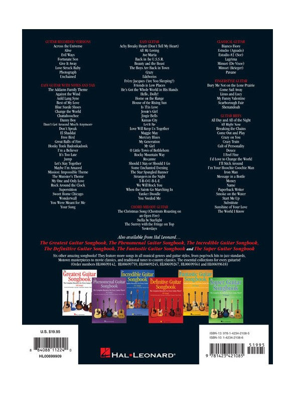 The Ultimate Guitar Songbook: Second Edition