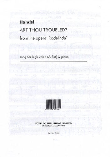 Handel Art Thou Troubled? - Ab High Voice