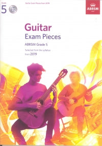 Guitar Exam Pieces From 2019 + Audio ABRSM
