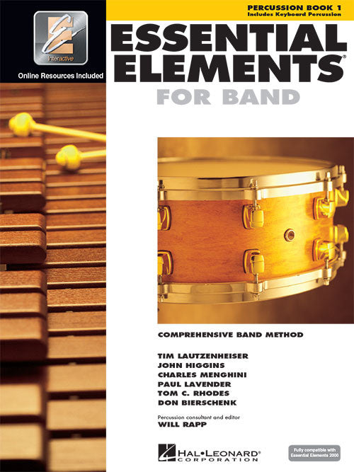 Essential Elements Percussion Book 1