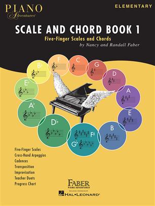 Faber Piano Adventures: Scale And Chord Book 1 - Five-Finger Scales And Chords