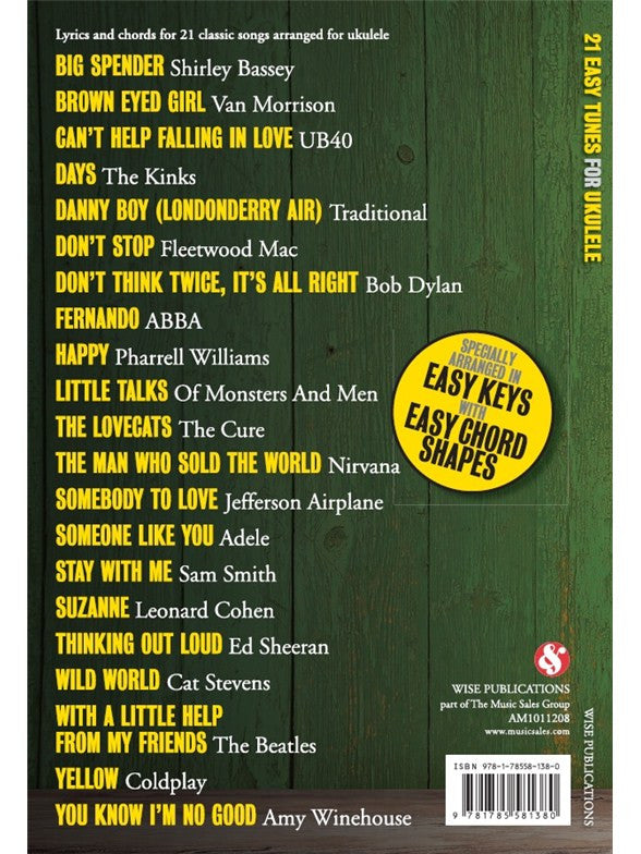 21 Easy Tunes For Ukulele