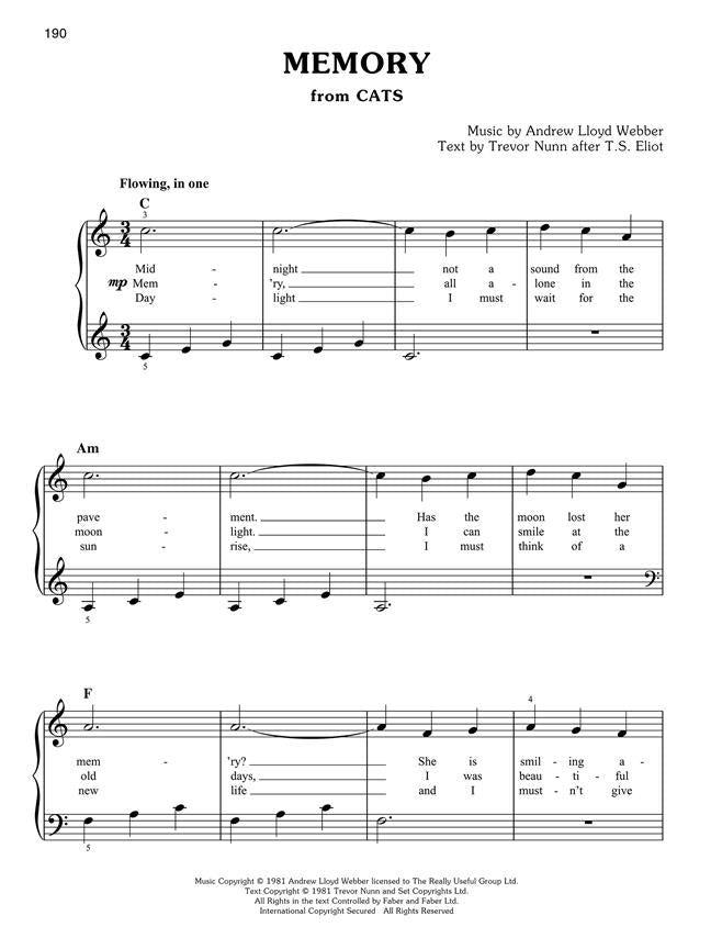 First 50 West End Songs - Easy Piano