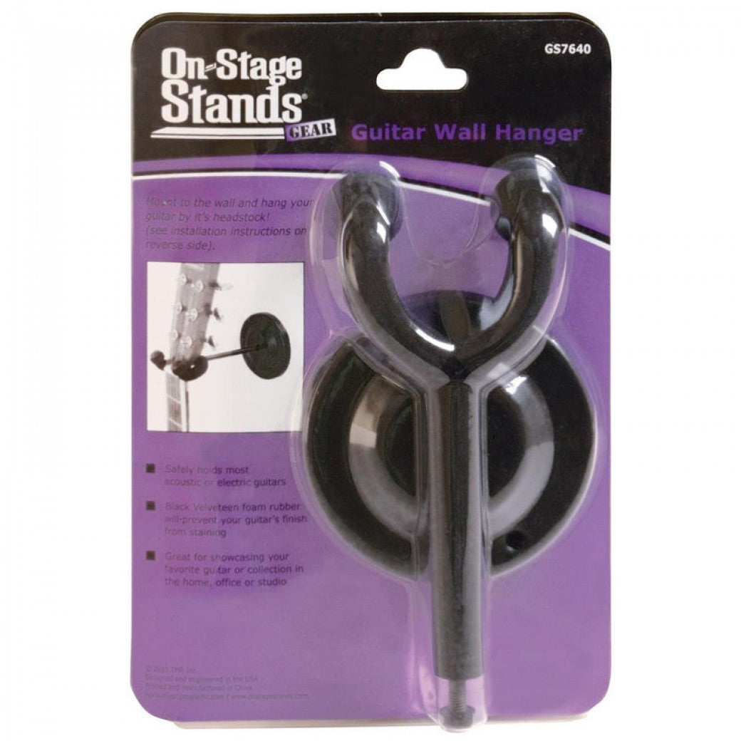 On-stage Round Metal Guitar Hanger (Screw-in)