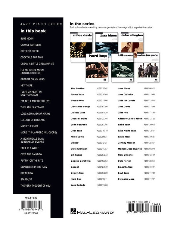 Brent Edstrom: Cocktail Piano - Jazz Piano Solos Series Volume 31