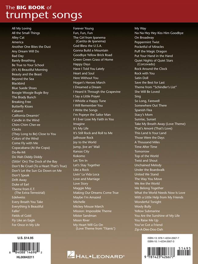 Big Book of Trumpet Songs